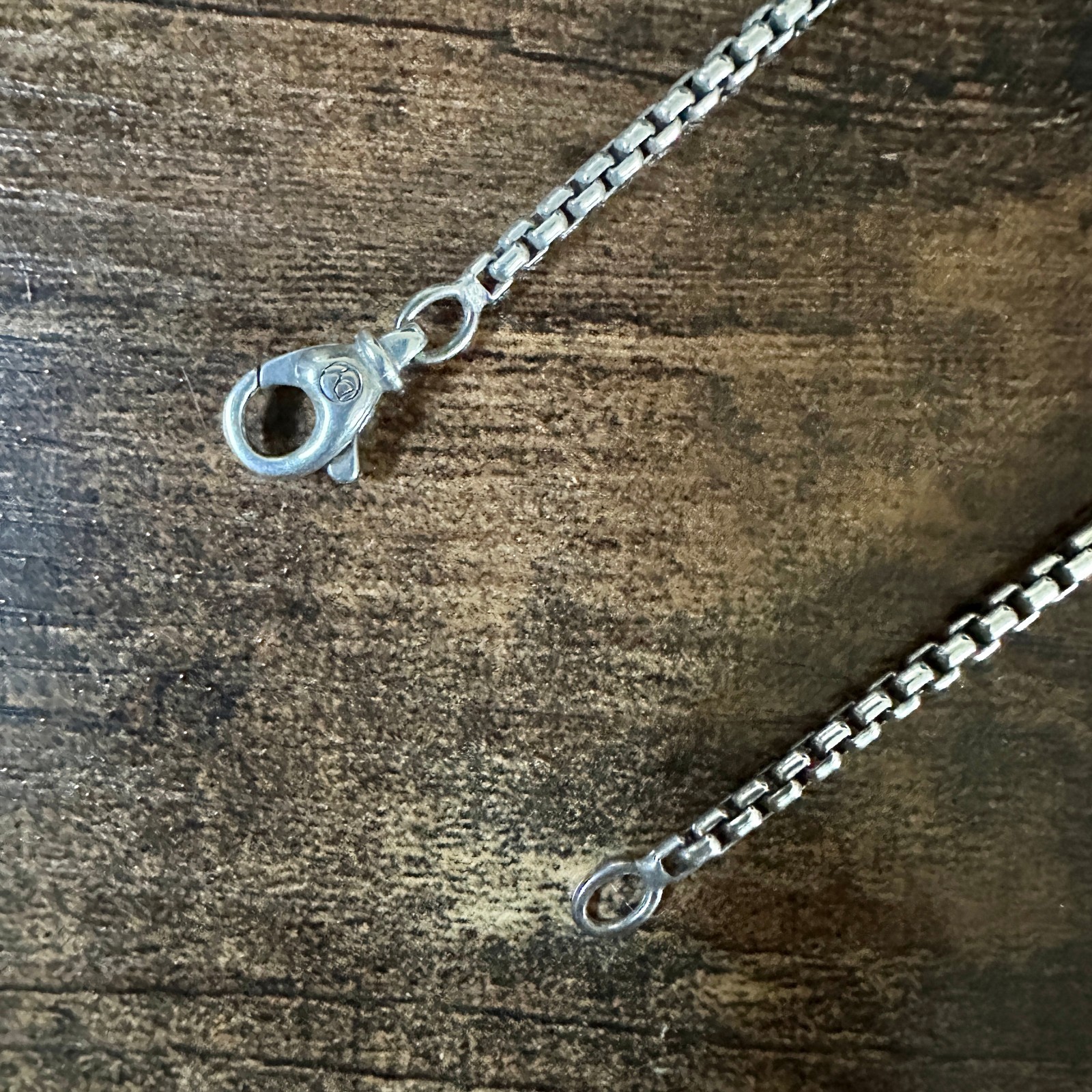 David Yurman Box Chain Necklace in Sterling Silver – 2.7mm – 20″ – FREE SHIPPING