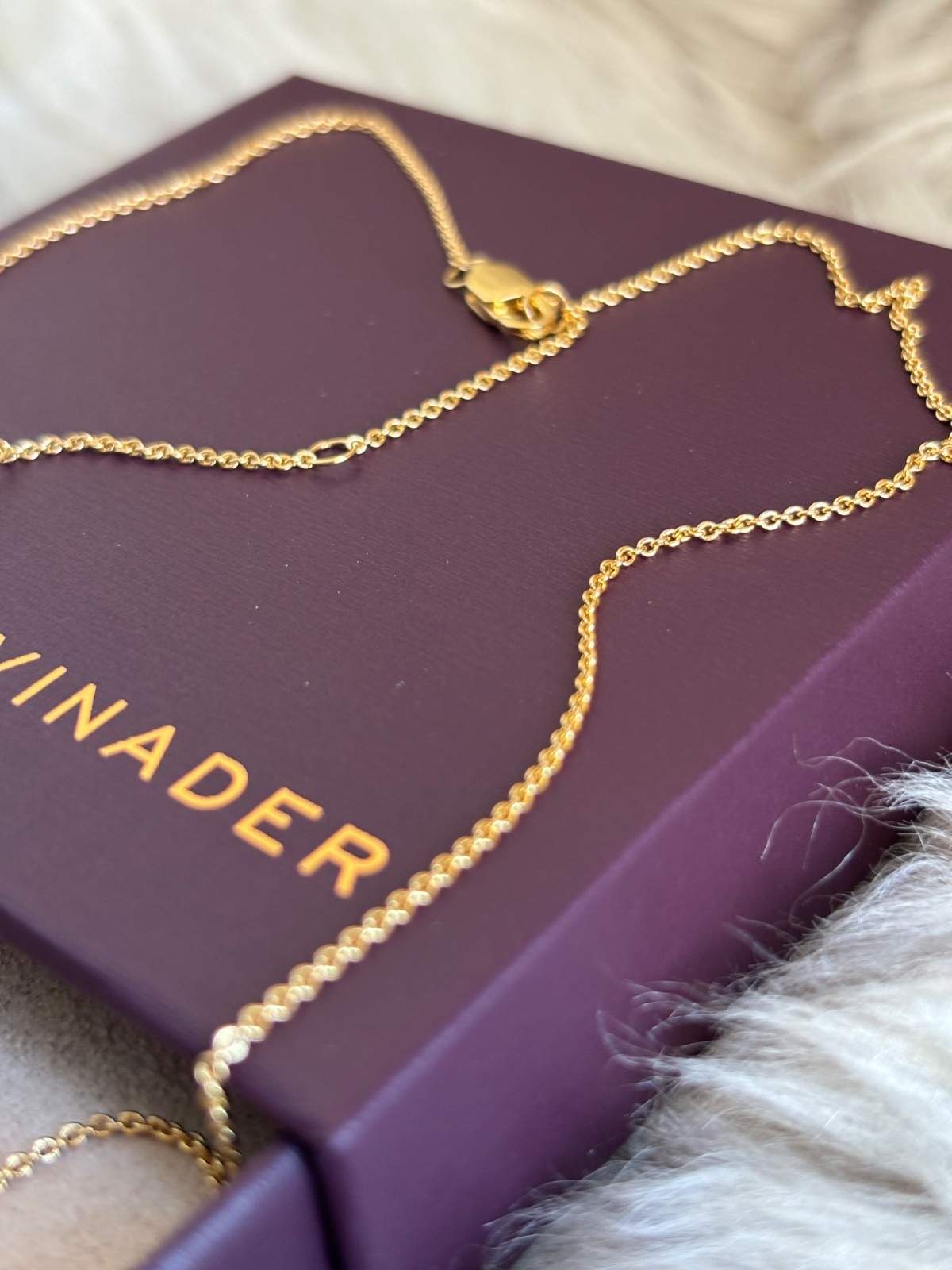 MONICA VINADER 💎 Capri Pearl Disc Necklace 18k Gold & Pearl RRP £139