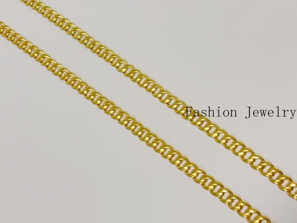 18K Solid Yellow Gold 10mm Curb Cuban Link Chain Necklace Bracelet 26″ Polished