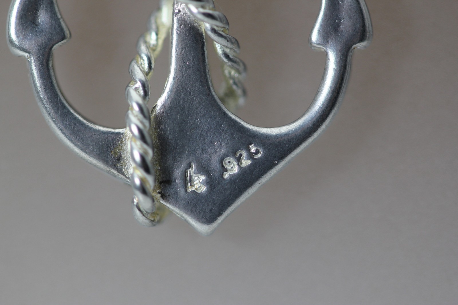 925 Sterling silver Nautical Anchor Pendant 3.7 Grams (PEN10207)