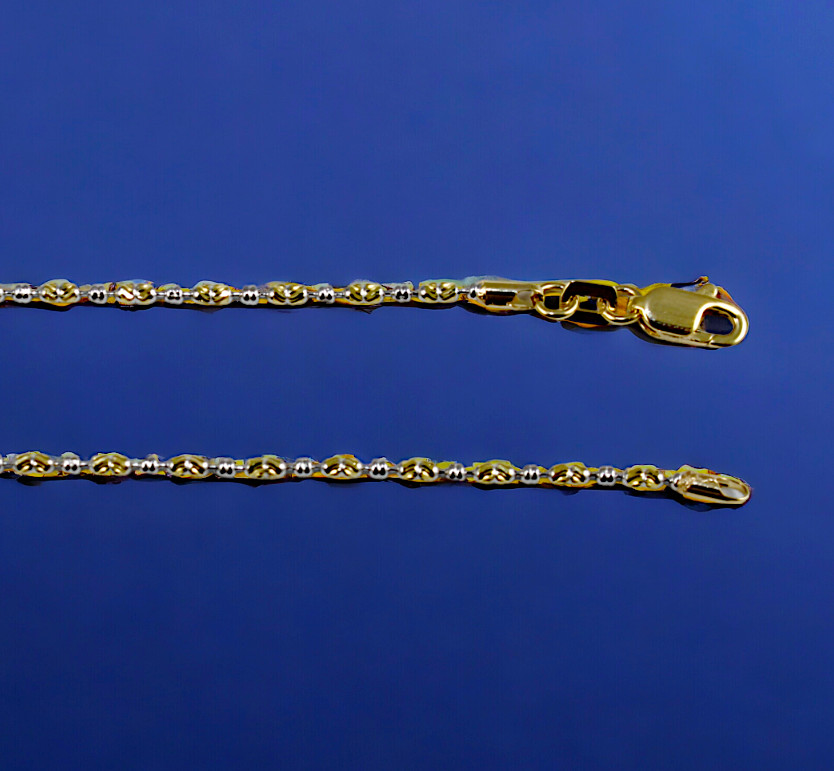 14K Yellow Gold SOLID Long Round Ball Bead Necklace Bracelet Chain 1-2mm 7″-30″