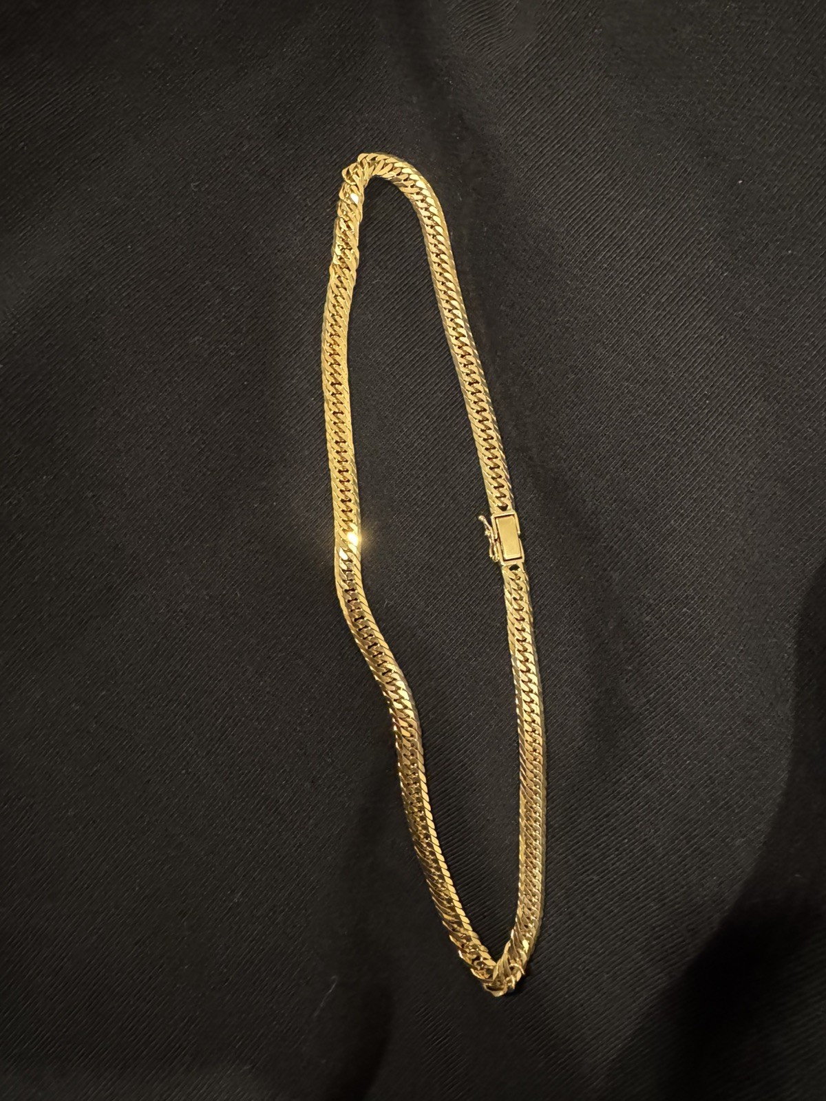 18K KIHEI Triple 8 side Necklace 40 cm