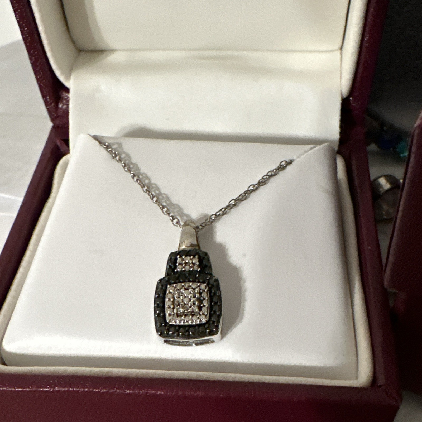 Pavé Diamond Pendant Cable Necklace