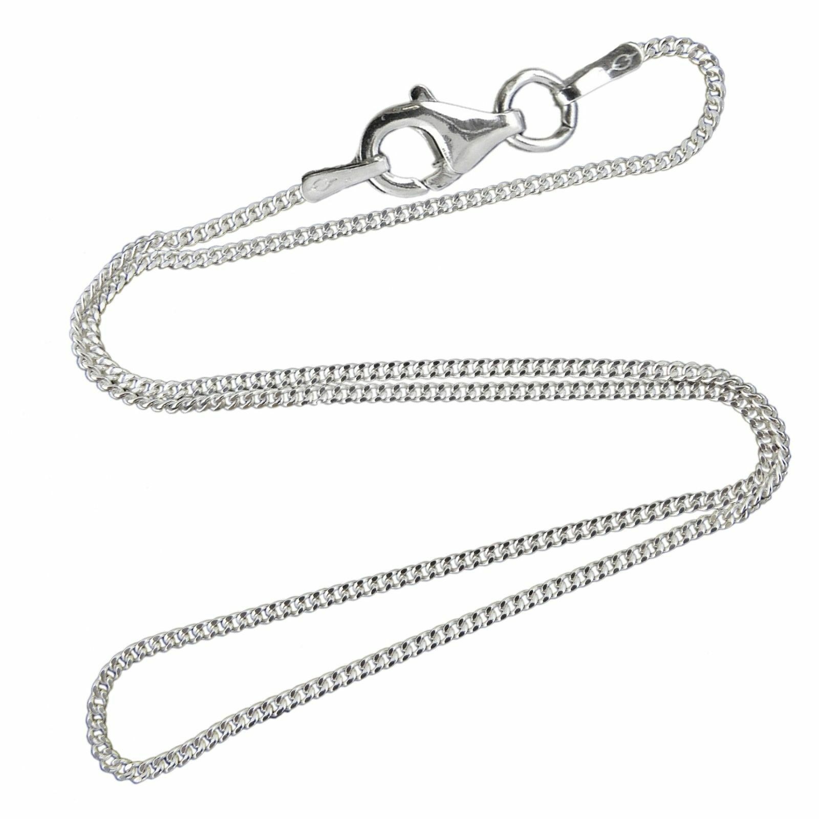 Sterling Silver 1.2mm CURB Chain Necklace 925 Italy 16″, 18″, 20″ Italian NEW