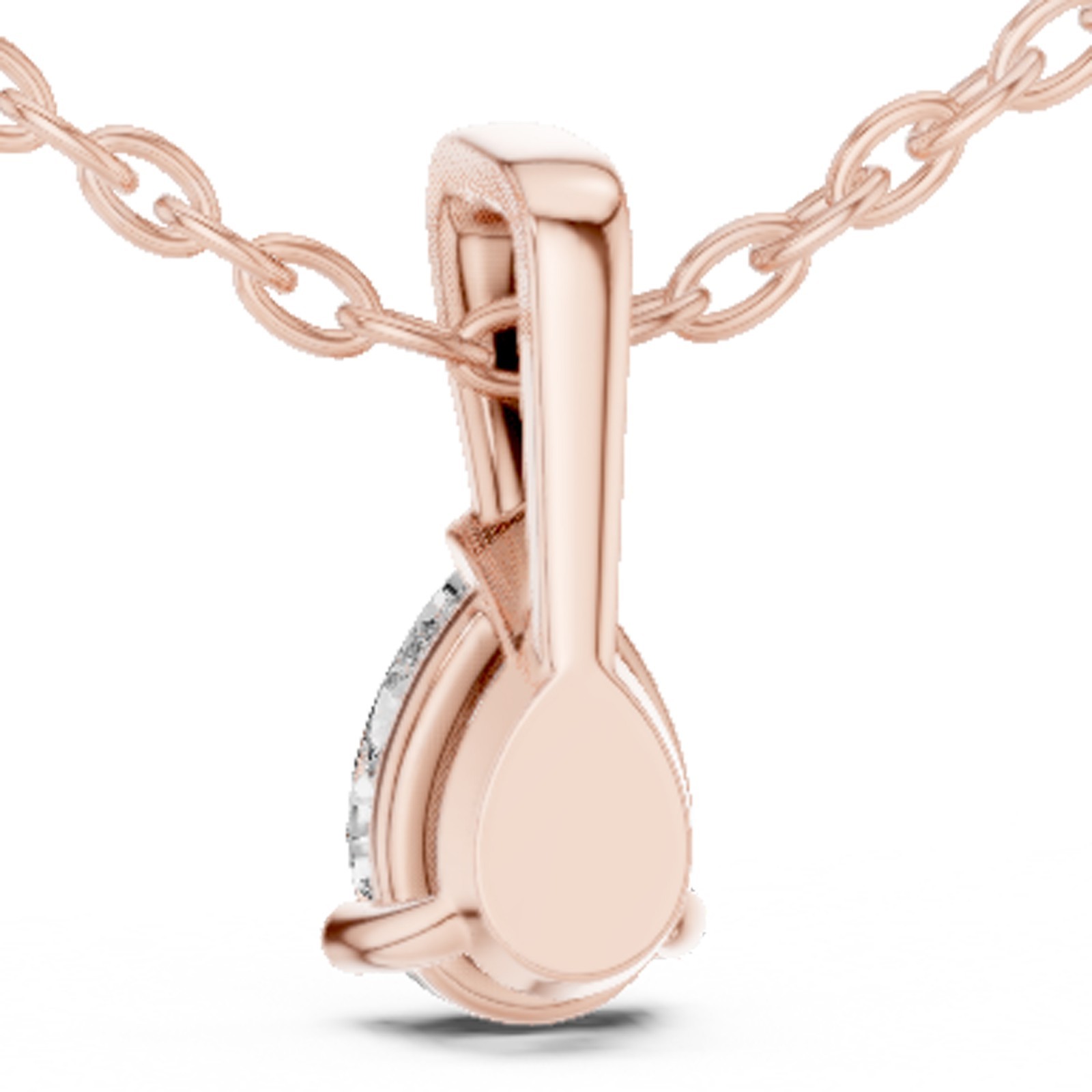 Certified VVS1 Lab Grown Diamond Women Infinity Promise Pendant 14K Gold Over
