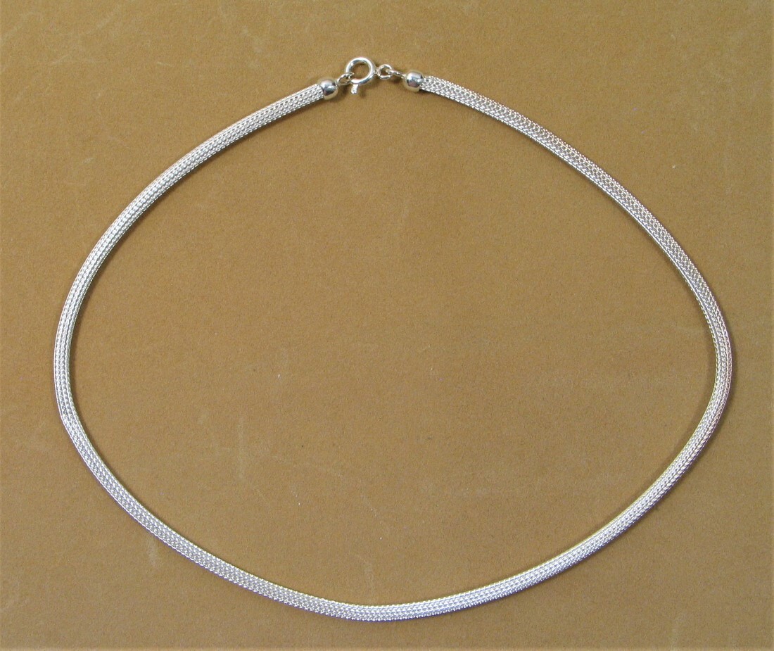 European Solid Sterling Silver Round SNAKE ROPE Necklace Great GIFT for Friends