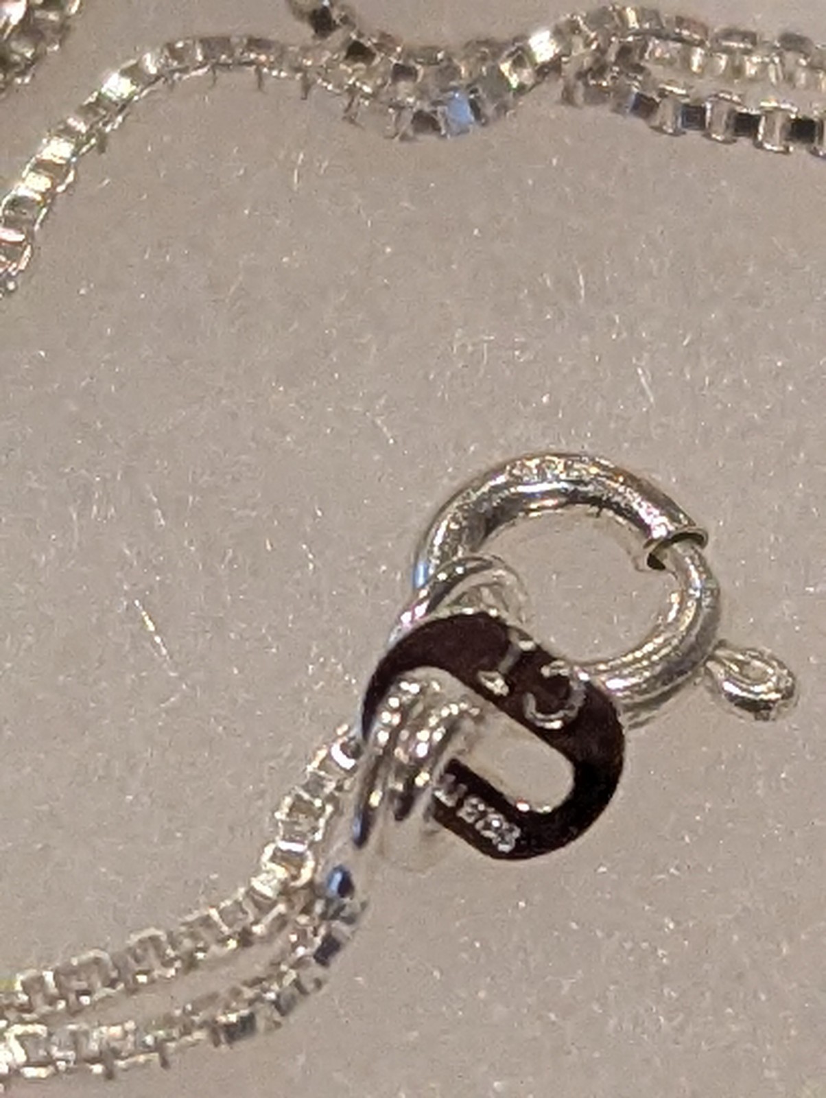 925 Ross Simons Gold Over Sterling Diamond Infinity Cross Pendant 18″ Box Chain
