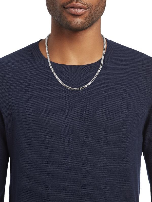 2mm Solid 925 Sterling Silver Franco Chain Necklace Sizes 16″-30″ Made In Italy