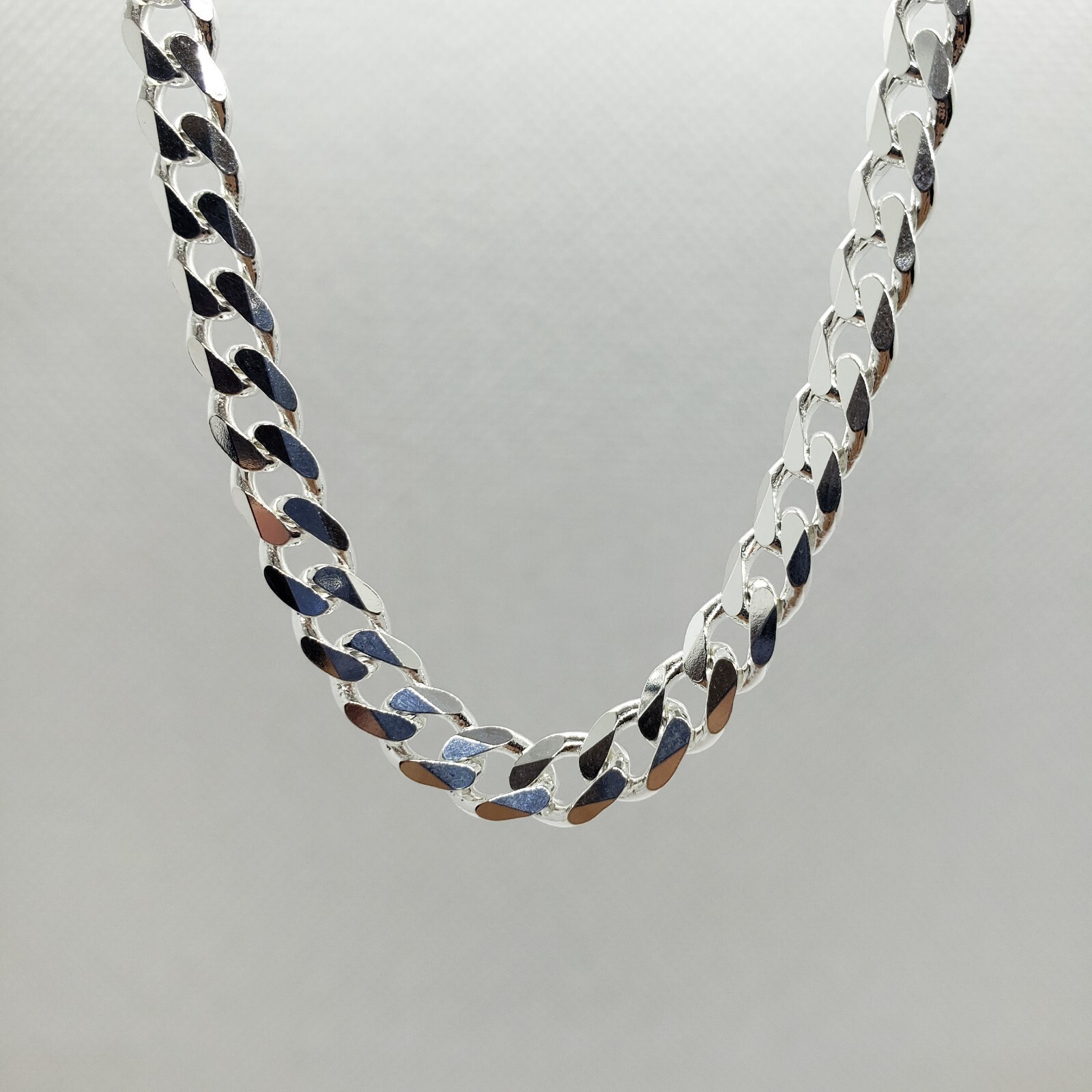 925 Sterling Silver 6mm Cuban Curb Link Chain Necklace Men Women Size 16″~40″