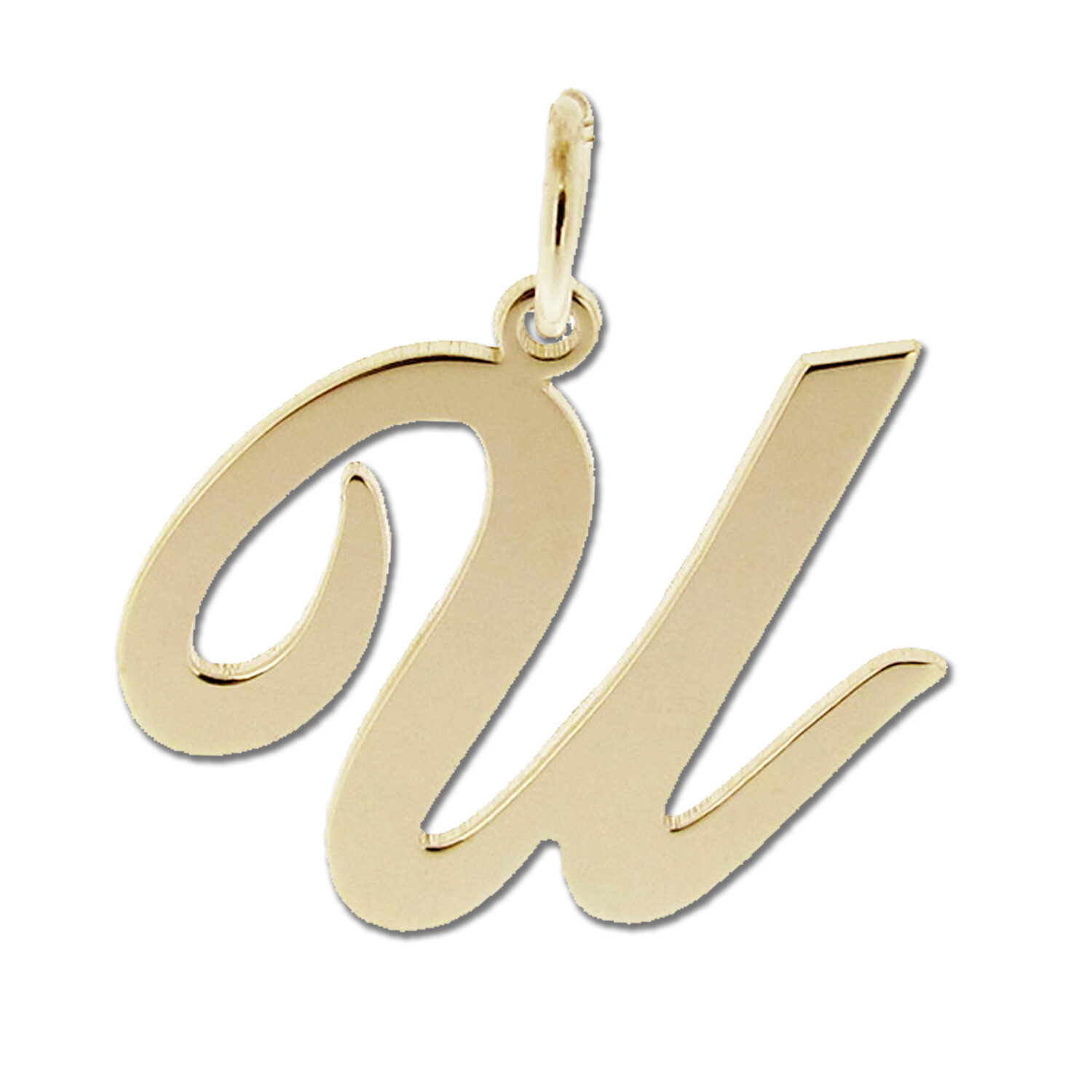 9ct Gold Plated Any Initial Letter Name Pendant Charm Necklace & Chain Option