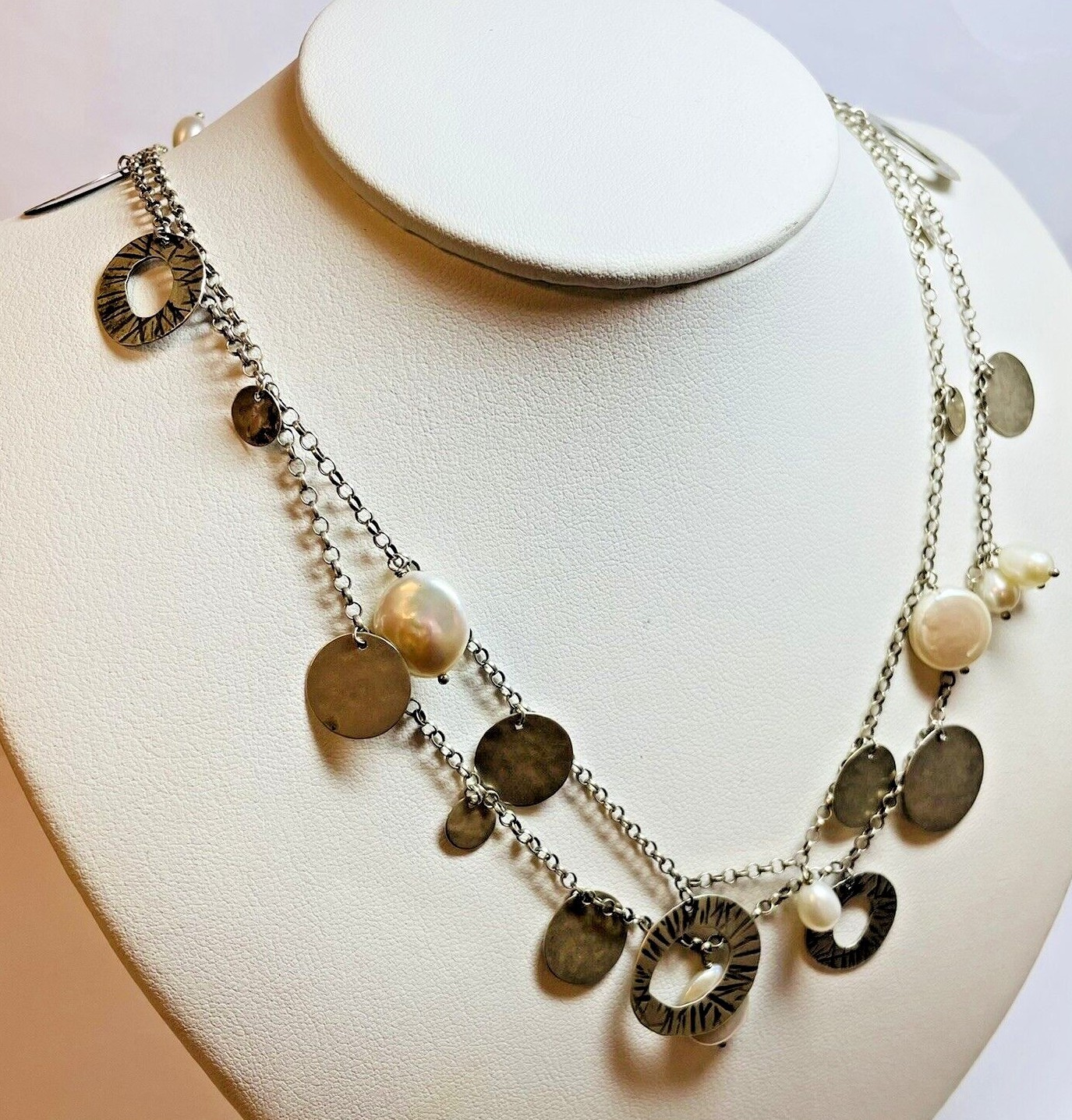 Silpada Sterling 925 Silver Pearl Of a Girl Necklace N2197 36 in