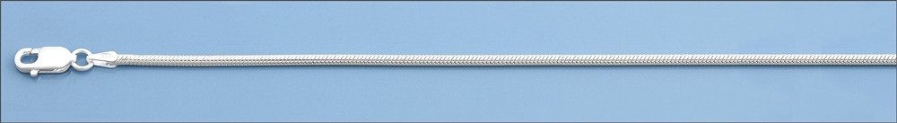 Solid Sterling Silver 925 Italian Round Snake Chains Gauge 010 – 0.8 mm 14 – 30″