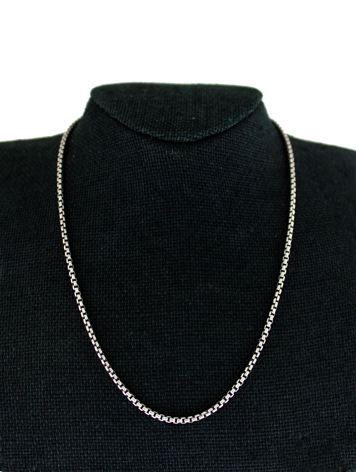 David Yurman 14k Yellow Gold 925 Sterling Silver 2.7mm Box Chain Necklace 18″