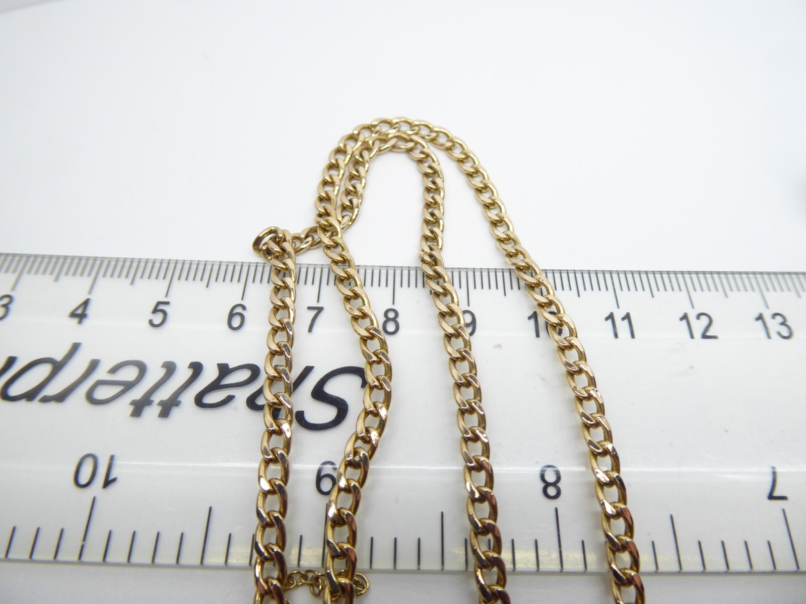 9ct Gold Curb Chain Link Hallmarked 6.7 grams 24” with gift box