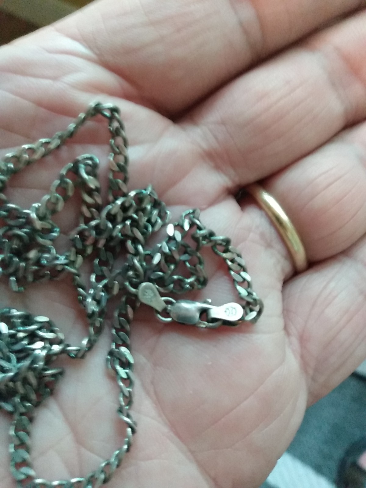 Italian Solid Sterling Silver 24 Inch Link Chain Necklace 925 Silver 10.7 Grams
