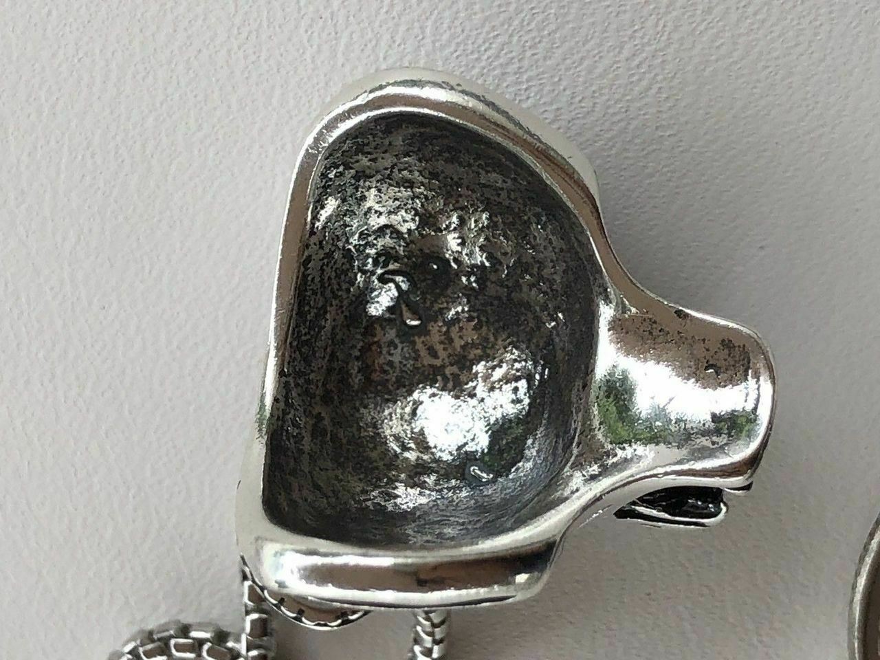 Solid 925 Sterling Silver 3D Tiger Cheetah Women’s Men’s Pendant