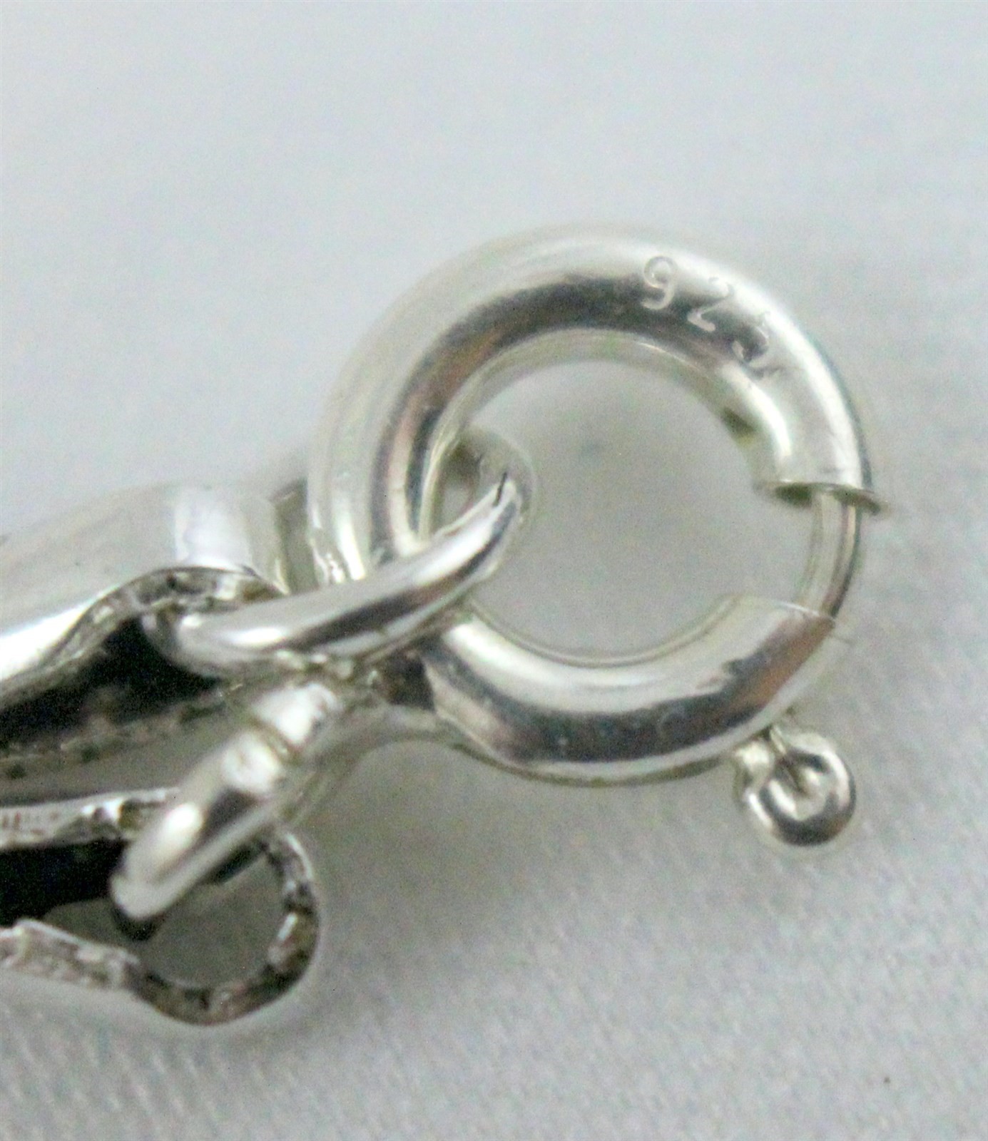Sterling Silver Round Box Chain 24″ Length Spring Ring Clasp New w/o Tag