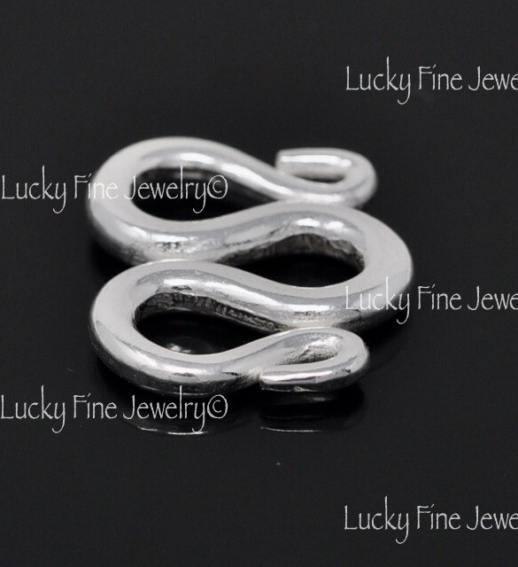 999 FINE silver Handmade M clasp Lock