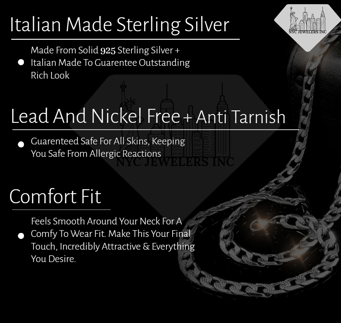 Italian Solid Sterling Silver Round Box Chain Necklace 925 Silver Chain UNISEX