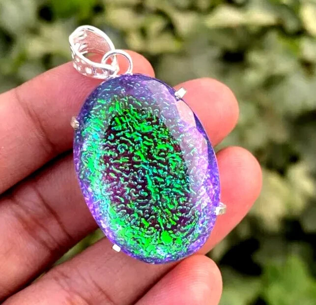 110 Ct+ Natural Oval Monarch Fire Opal Doublet 925 Solid Silver Pendant Gemstone
