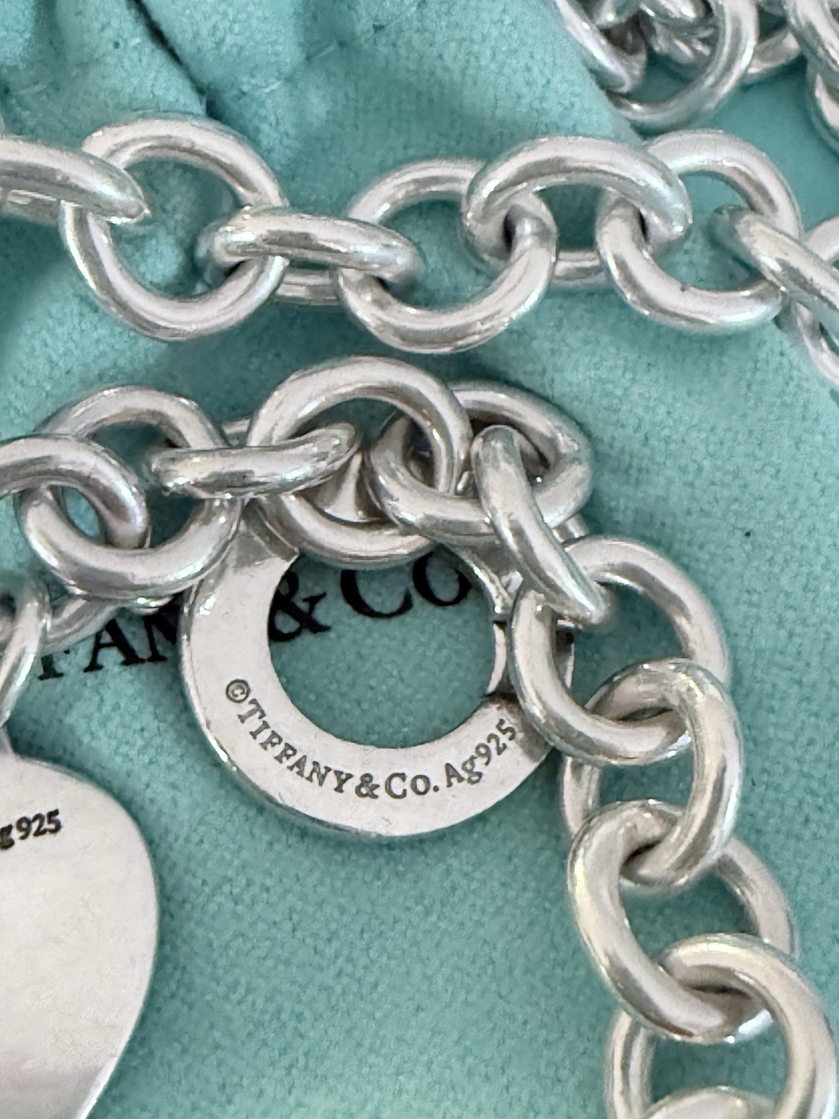 Tiffany & Co Return to Tiffany Heart Pendant Toggle Necklace Silver 15.5″