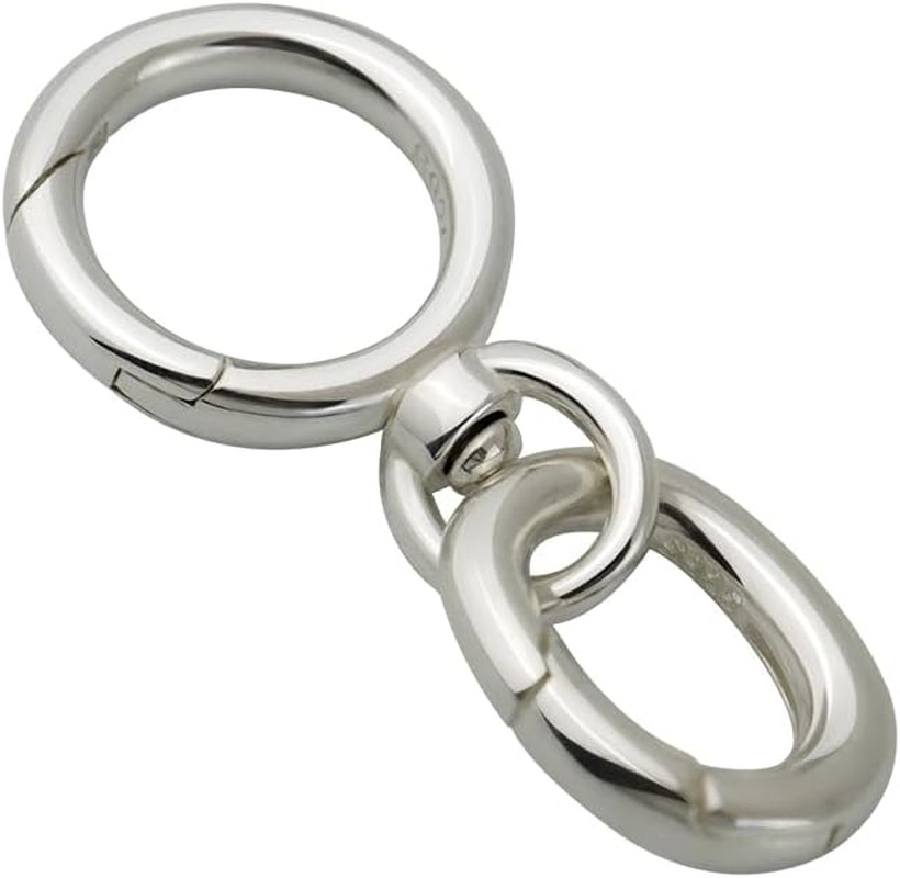925 Sterling Silver Double Lobster Clasp Necklace Bracelet Extender