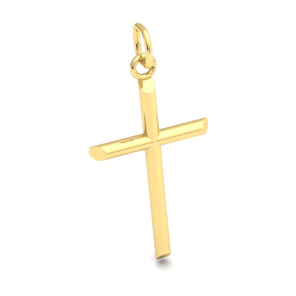 14k Gold Religious Pendant Gift For Him Her Solid 10k 18k Cross