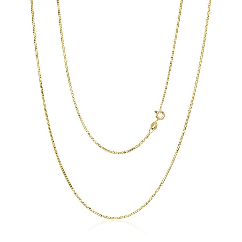 Solid 14k Yellow, White & Rose Gold 1.2mm Franco Chain 16″ 18″ 20″ 22″ 24″ HEAVY