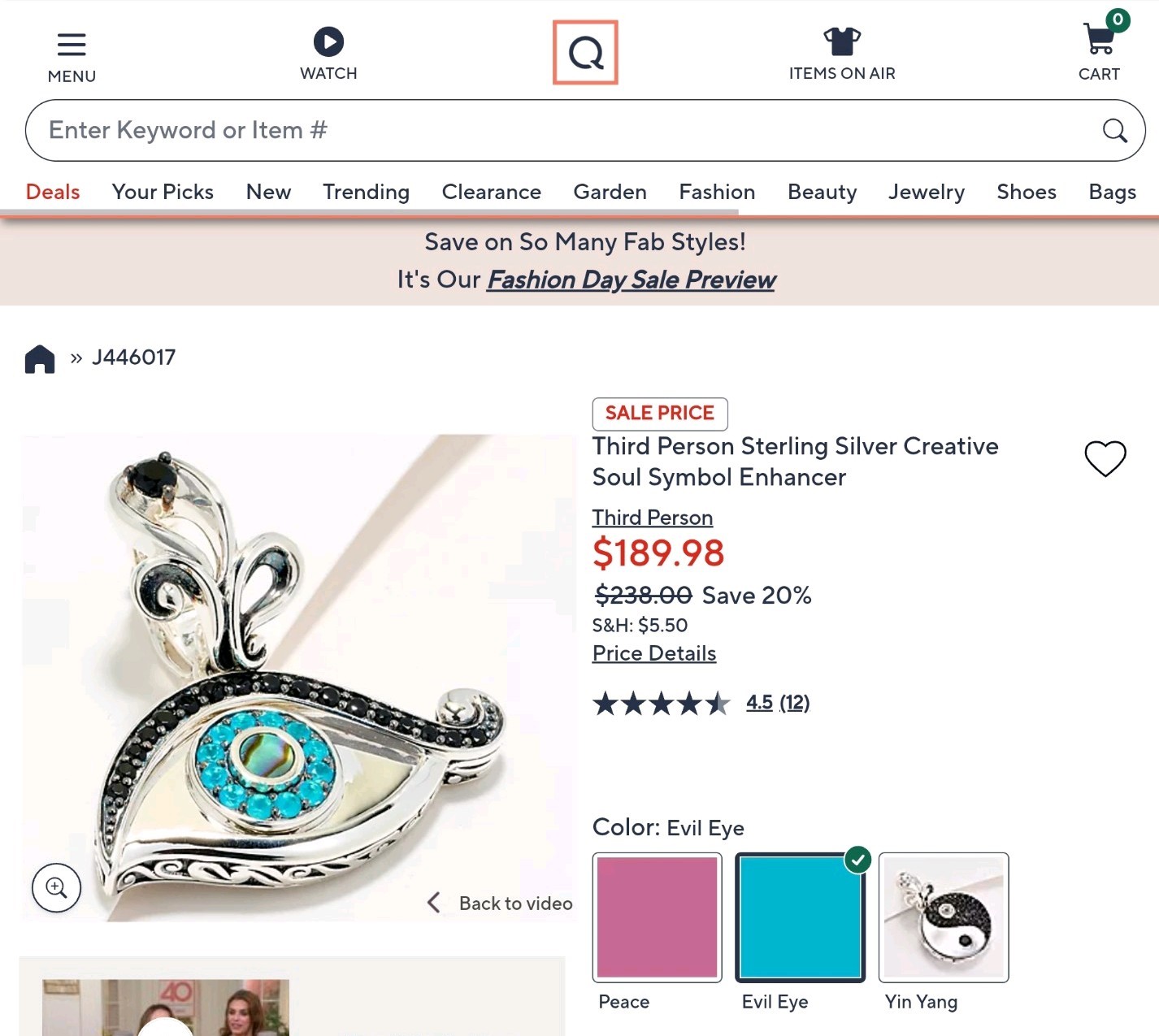 Barbara Bixby Sterling Silver Toggle Clasp Chain Necklace With Evil Eye Enhancer