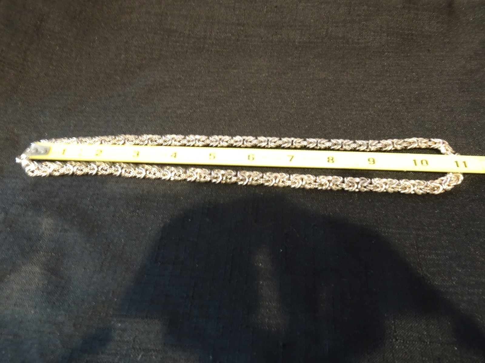 # 591-LARGE BYZANTINE ITALY-925-MILOR NECKLACE–FANCY LARGE-REAL