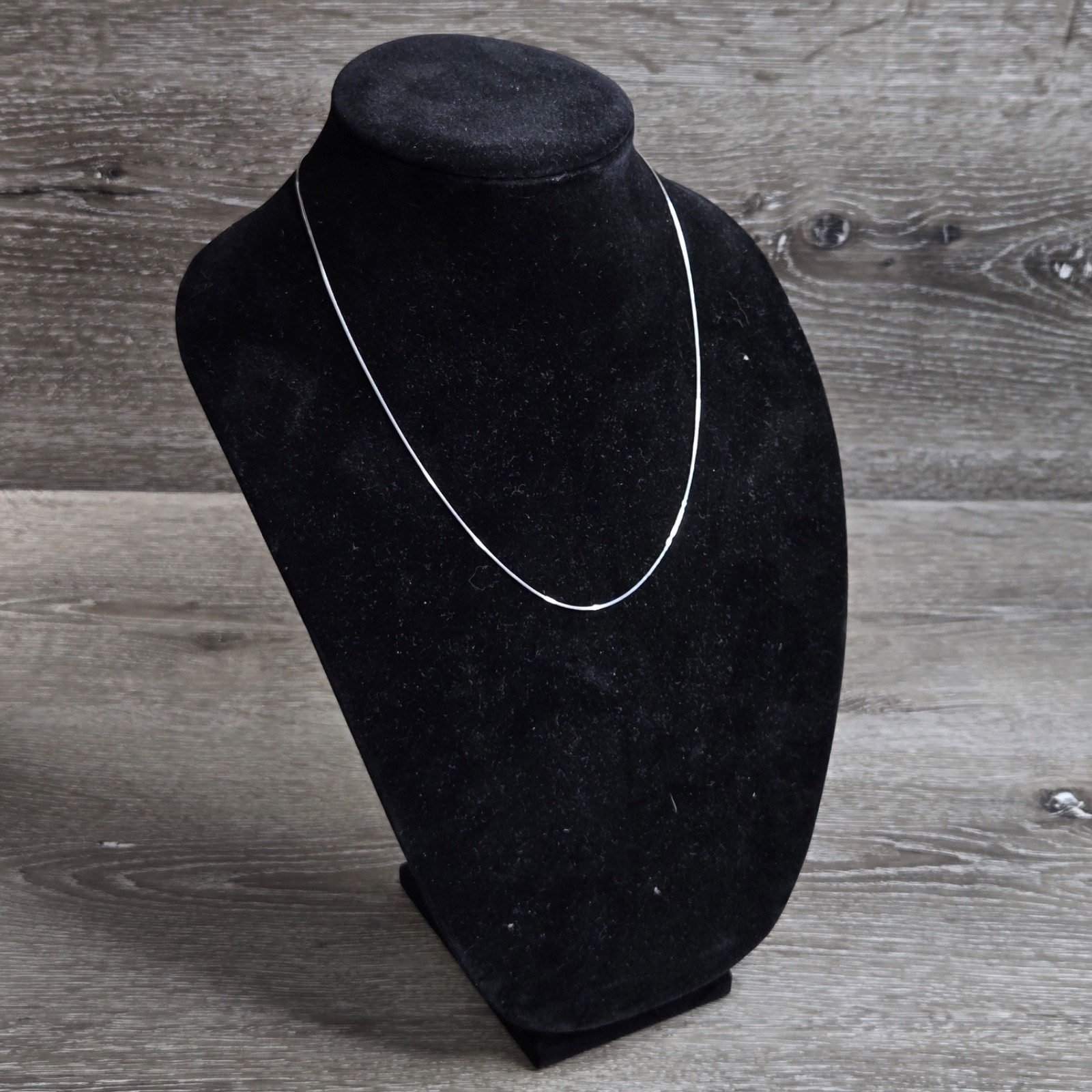 925 Sterling Silver Necklace Round Snake Chain 20″ Inch Italy Lobster Clasp
