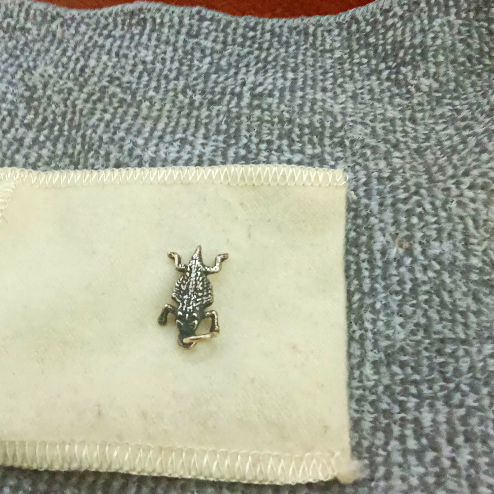 Rare Retired James Avery 3D Horned Toad Lizard Charm Sterling Silver 925 TCU