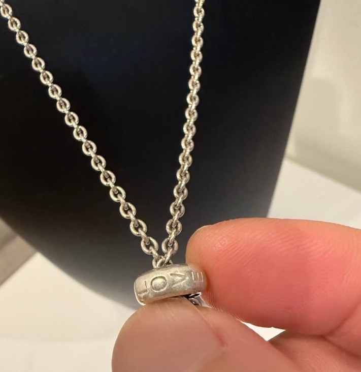 925 Sterling Silver Charm Pendant Lariat Chain Necklace 16.0g