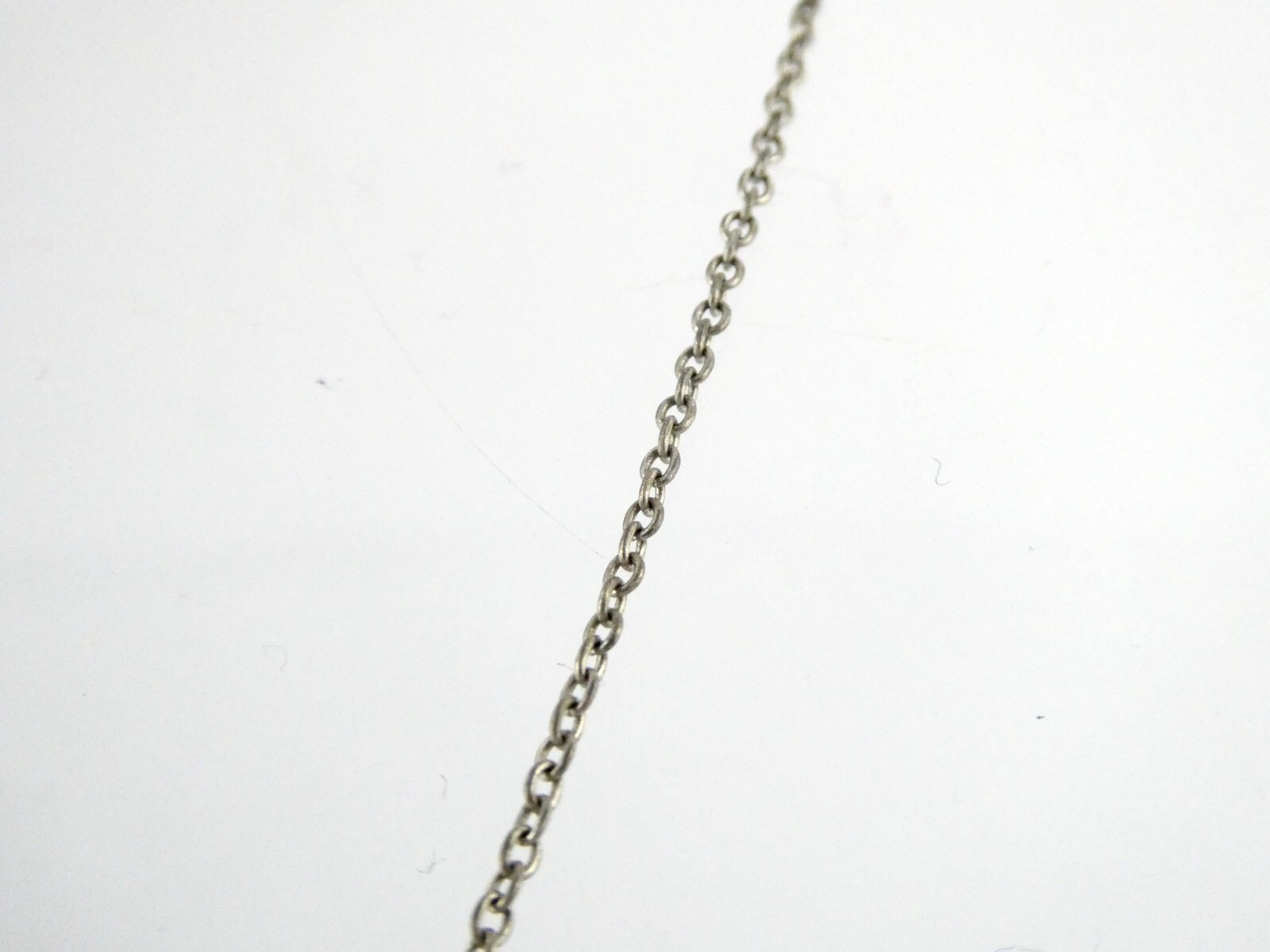 Sterling Silver Cable Chain Necklace 925 17 Inch Length 2g .78mm Thickness
