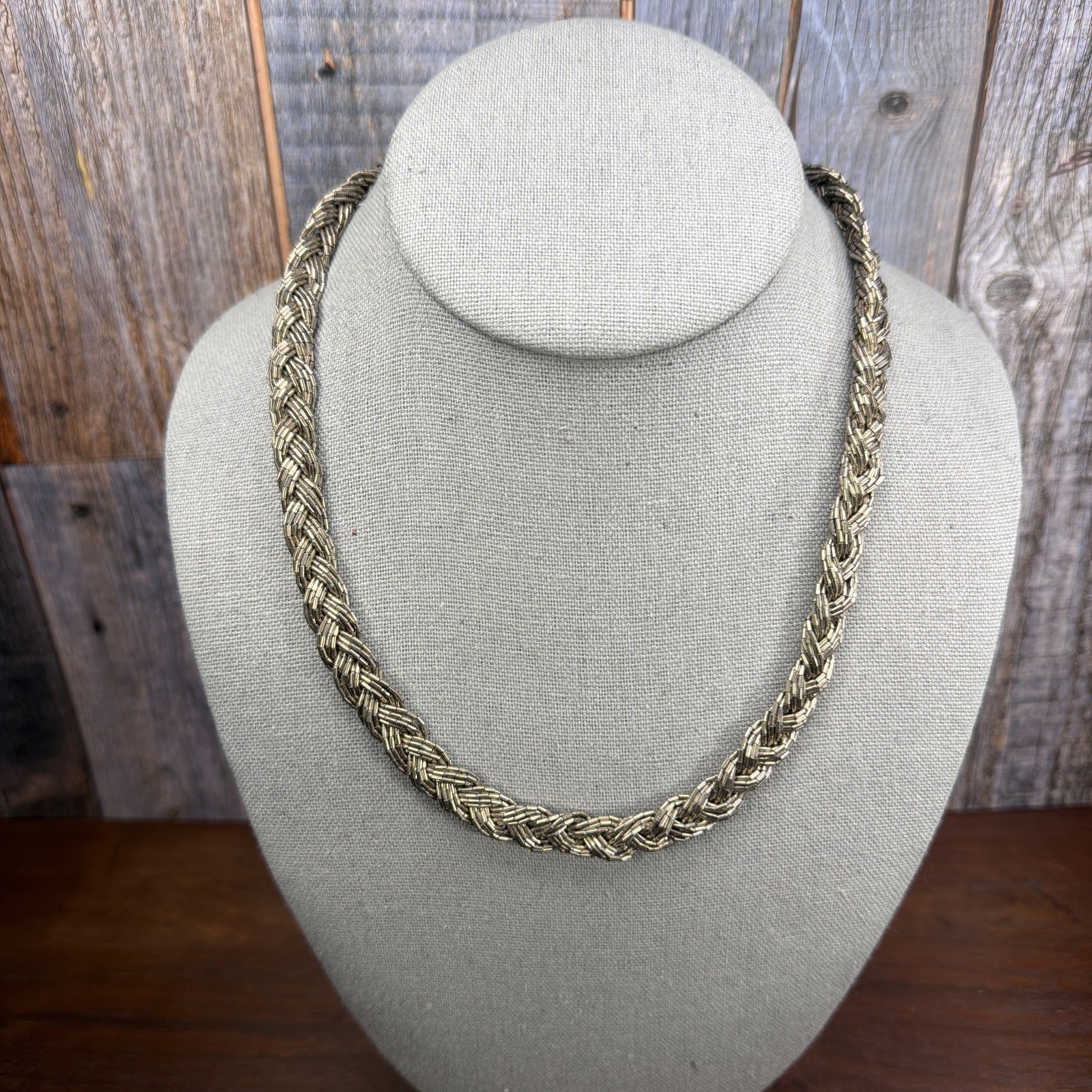Vintage Sterling Silver 18 Strand Liquid Silver Braided Necklace 42.30 Grams 18”
