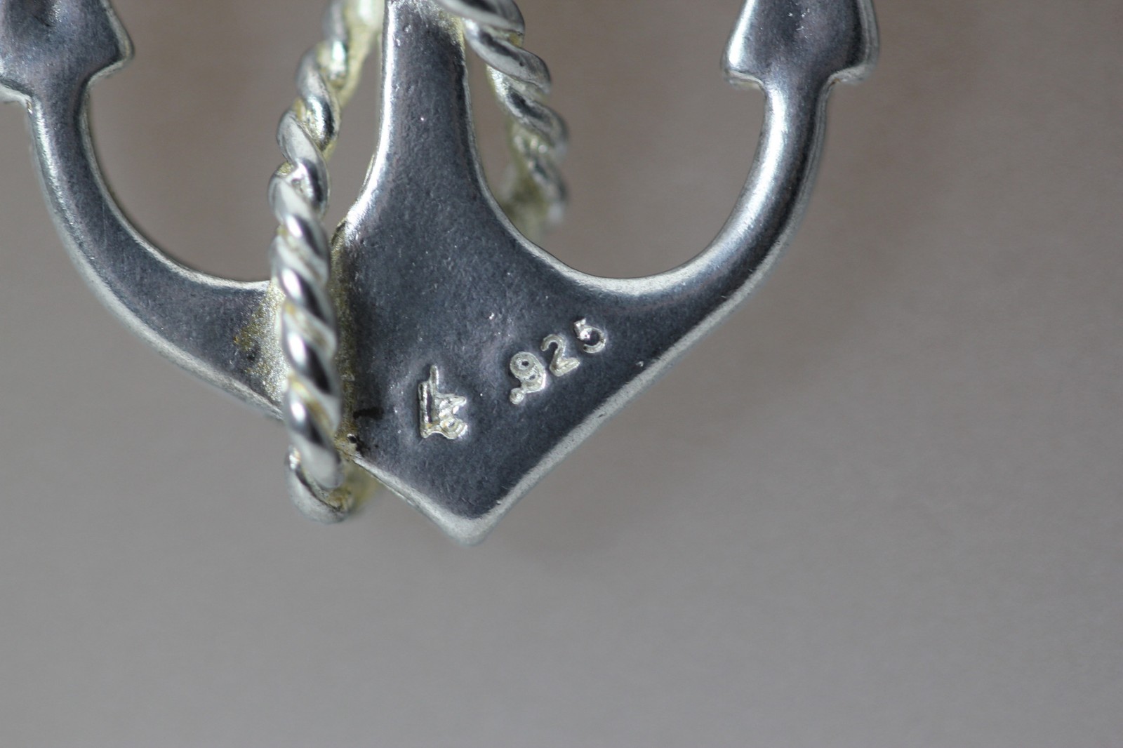 925 Sterling silver Nautical Anchor Pendant 3.7 Grams (PEN10207)