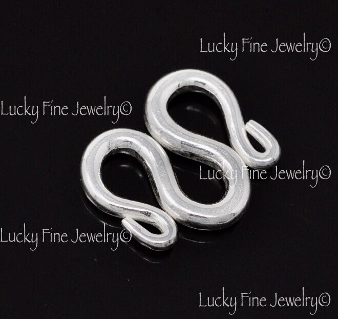 999 FINE silver Handmade M clasp Lock