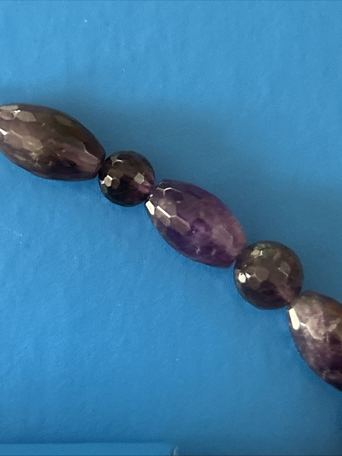 Jay King Mine Finds DTR Sterling Silver Purple Amethyst Necklace 20”-22 NIB