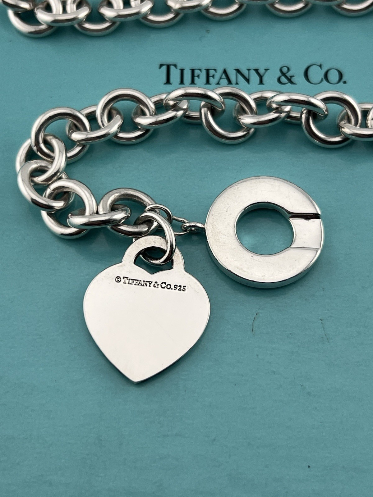 Tiffany Co. Necklace, Return to Tiffany Heart Toggle Necklace 16” Inches Long