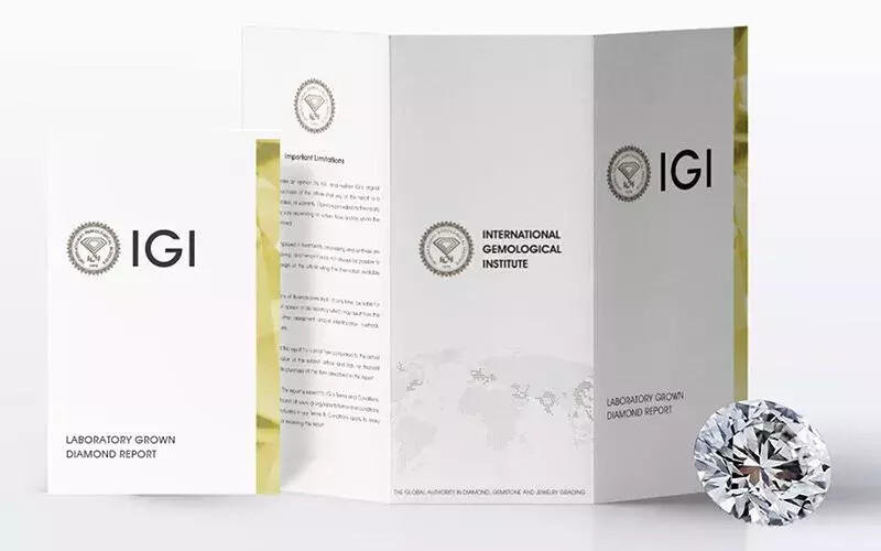 IGI Diamond Pendant VVS2 D Round 1 Carat Lab Created 14k White Gold Eye Clean