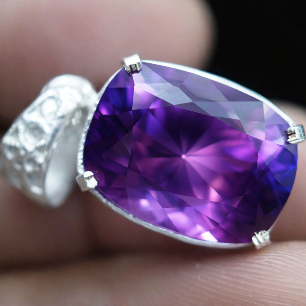 36 Ct Certified Natural Bi-Color Alexandrite 925 Silver Pendant Loose Gemstone