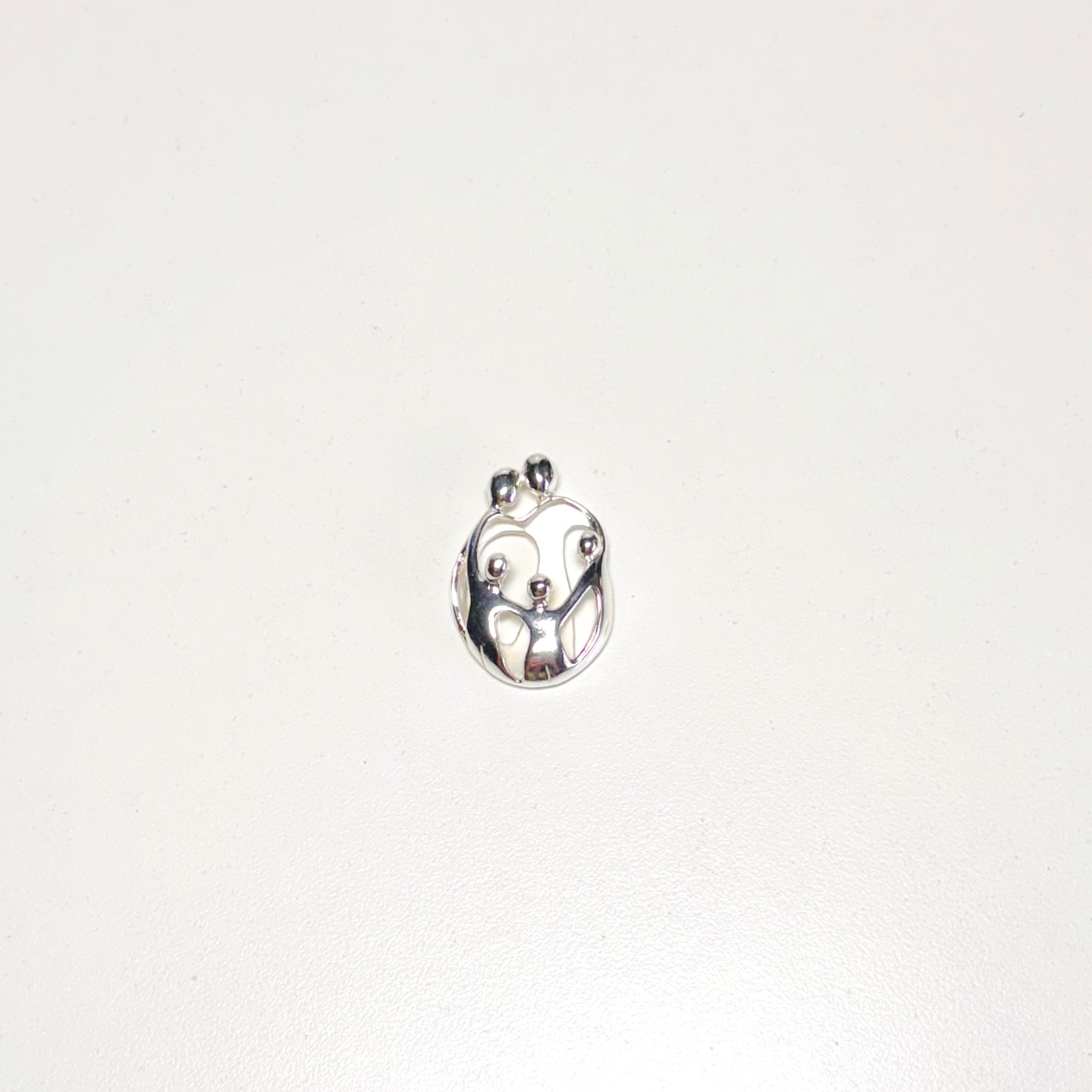 CAROLYN POLLACK RELIOS Sterling pendant Loving Family 2 adult 3 child vintage 8g