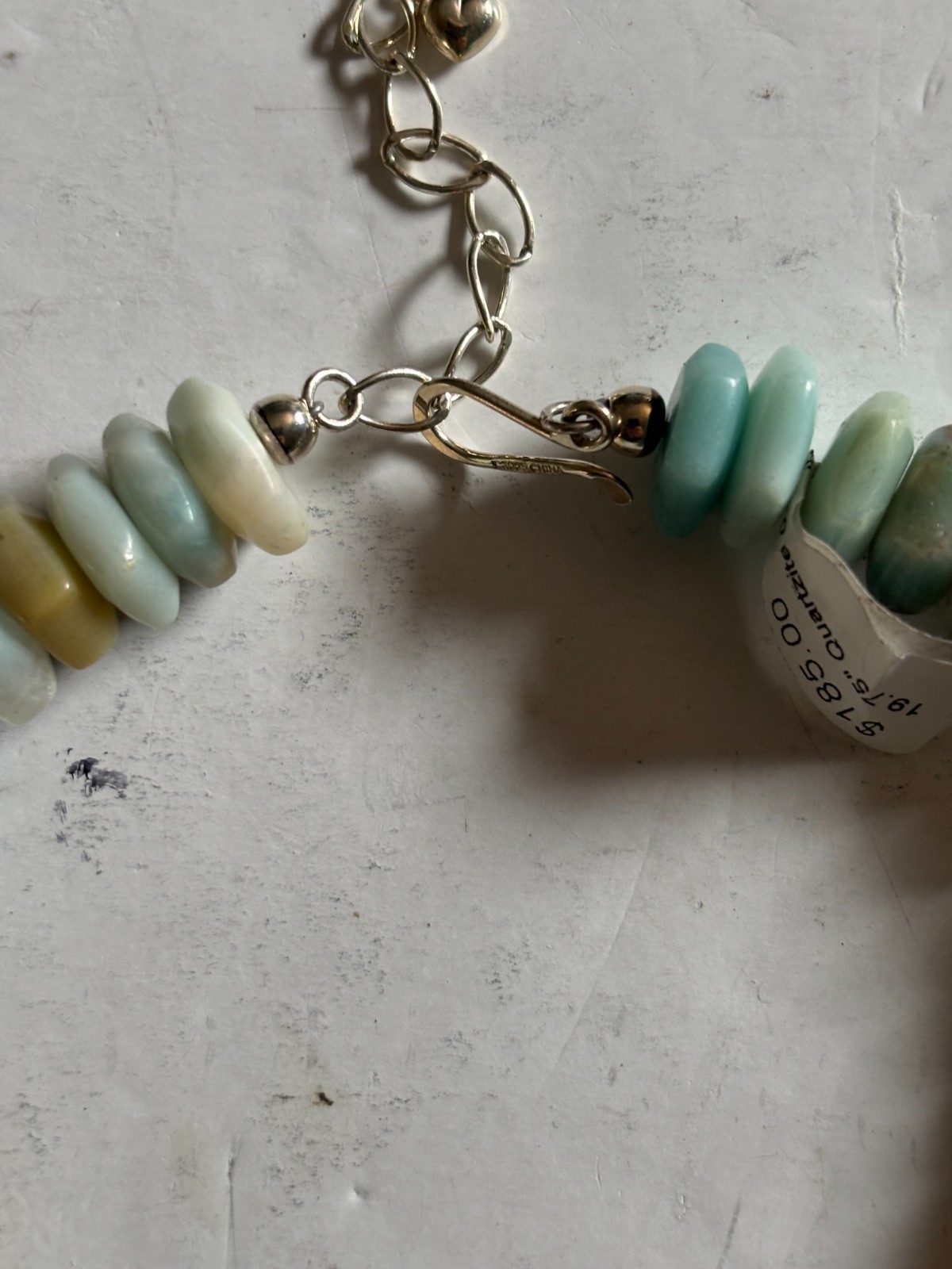 Multicolor Freeform Quartzite Graduated Necklace J King Design 19.75” Qnty 1