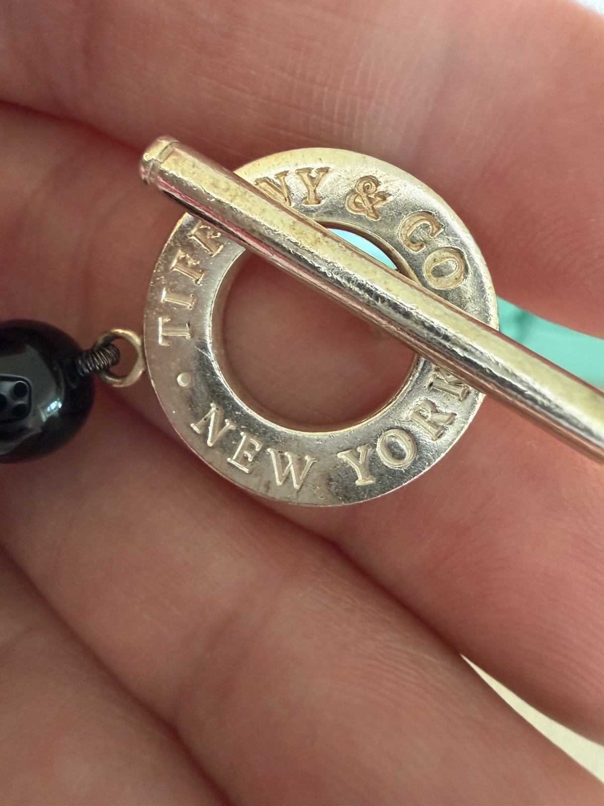 Tiffany Black Onyx Bead And Sterling Silver Paloma Picasso Set 2015