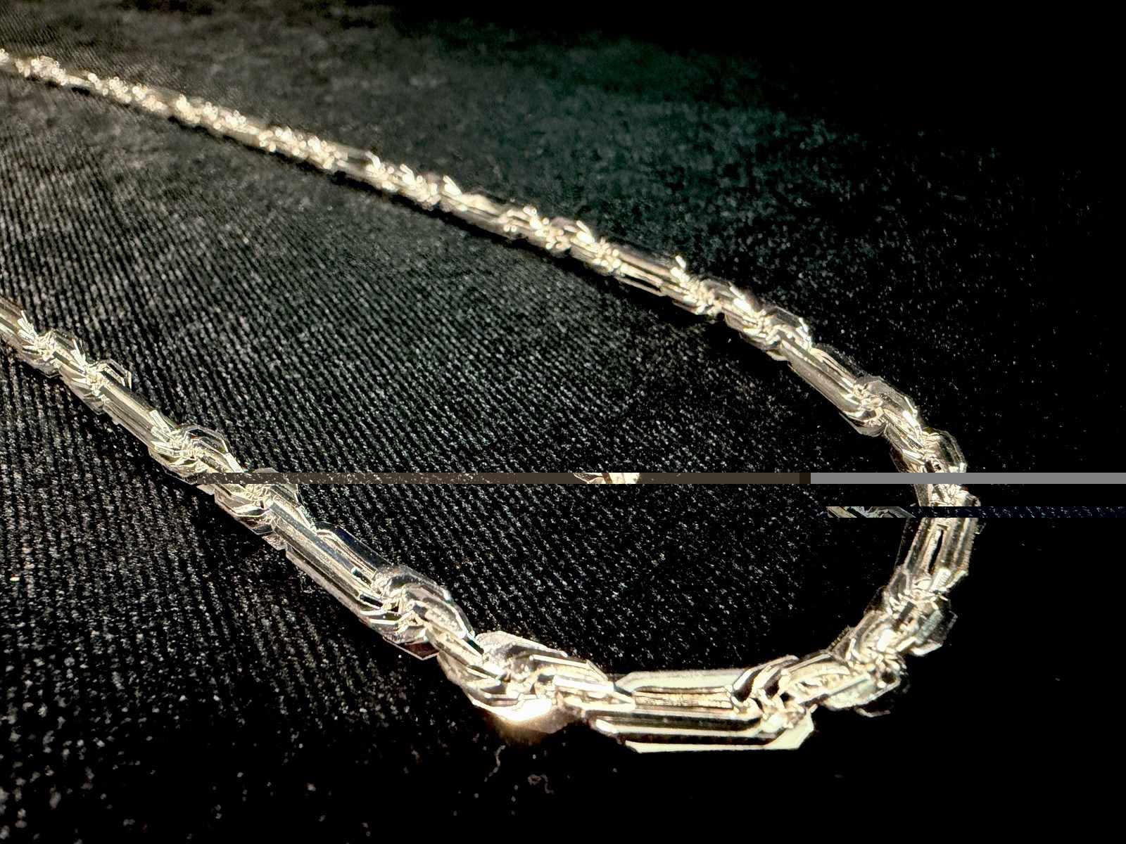 Figarope Milano Italy 925 Stamped Silver filled Necklace 22in 5MM. Brand new.