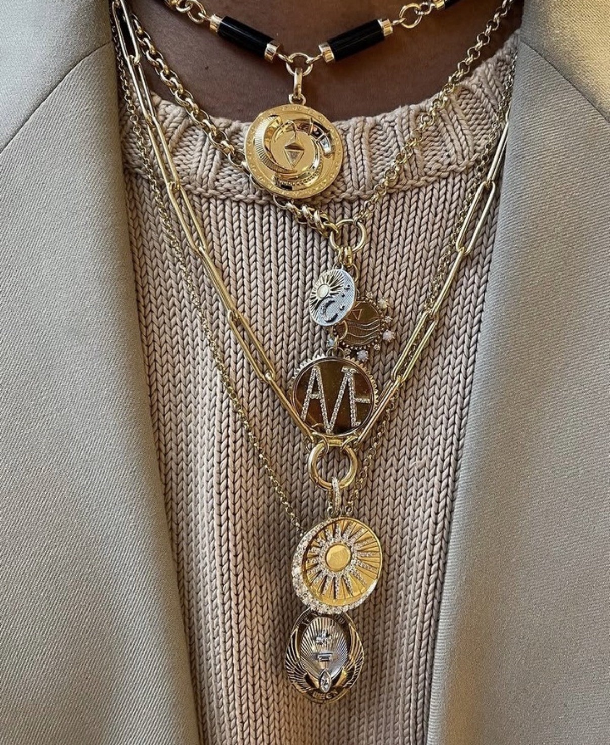 Foundrae Large Clip Open Chain Necklace