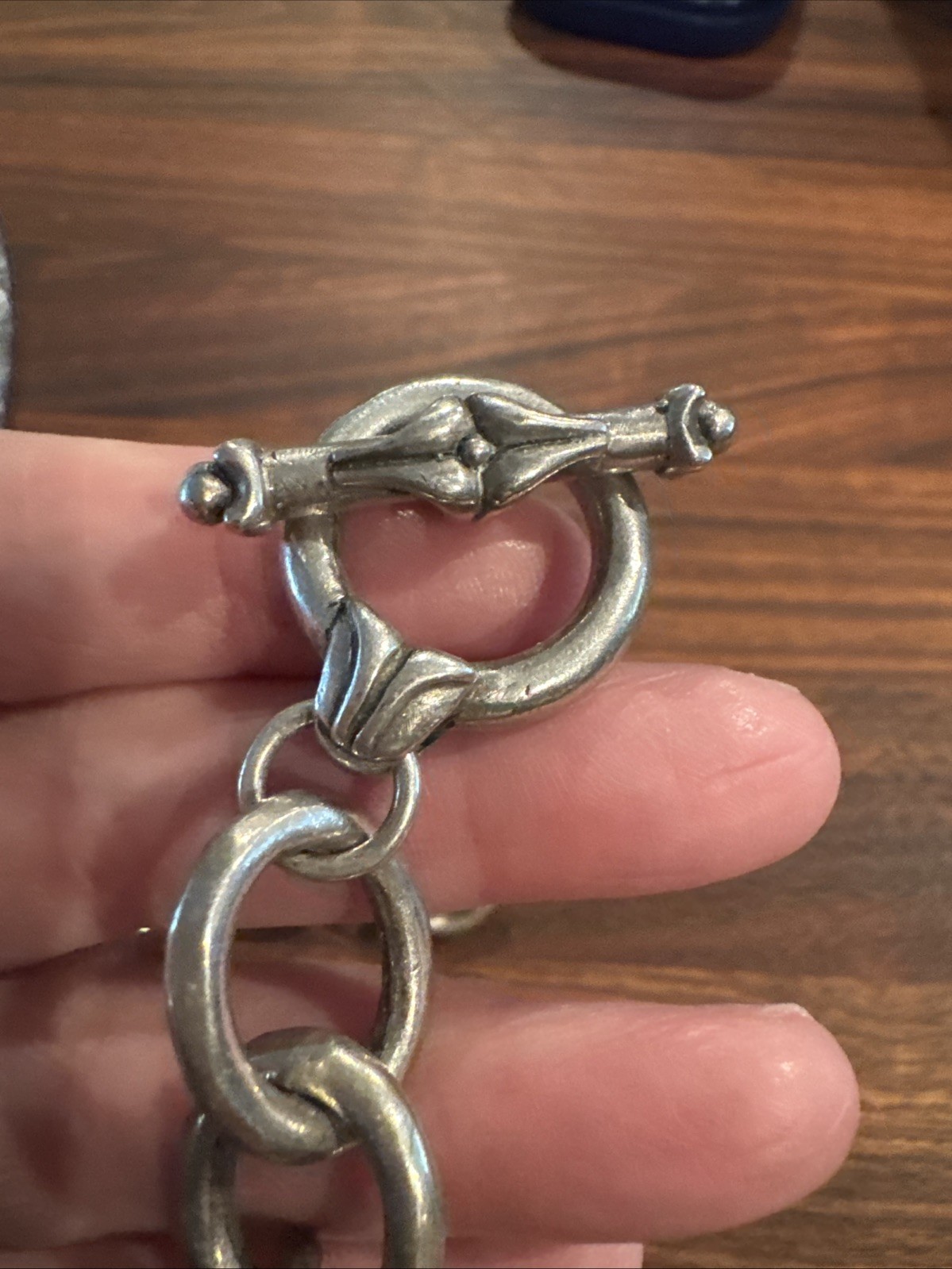 Queen Baby Heavy 220.64g/21 In- Sterling Crowned Heart Pendant & Chain- Rare