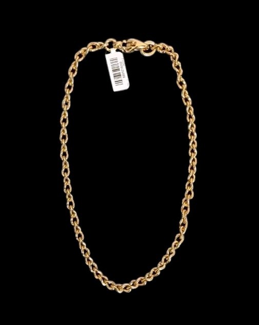 Soave Oro 14K Gold Electroform Twisted Rolo Chain Necklace-20″- NWT-$580.00