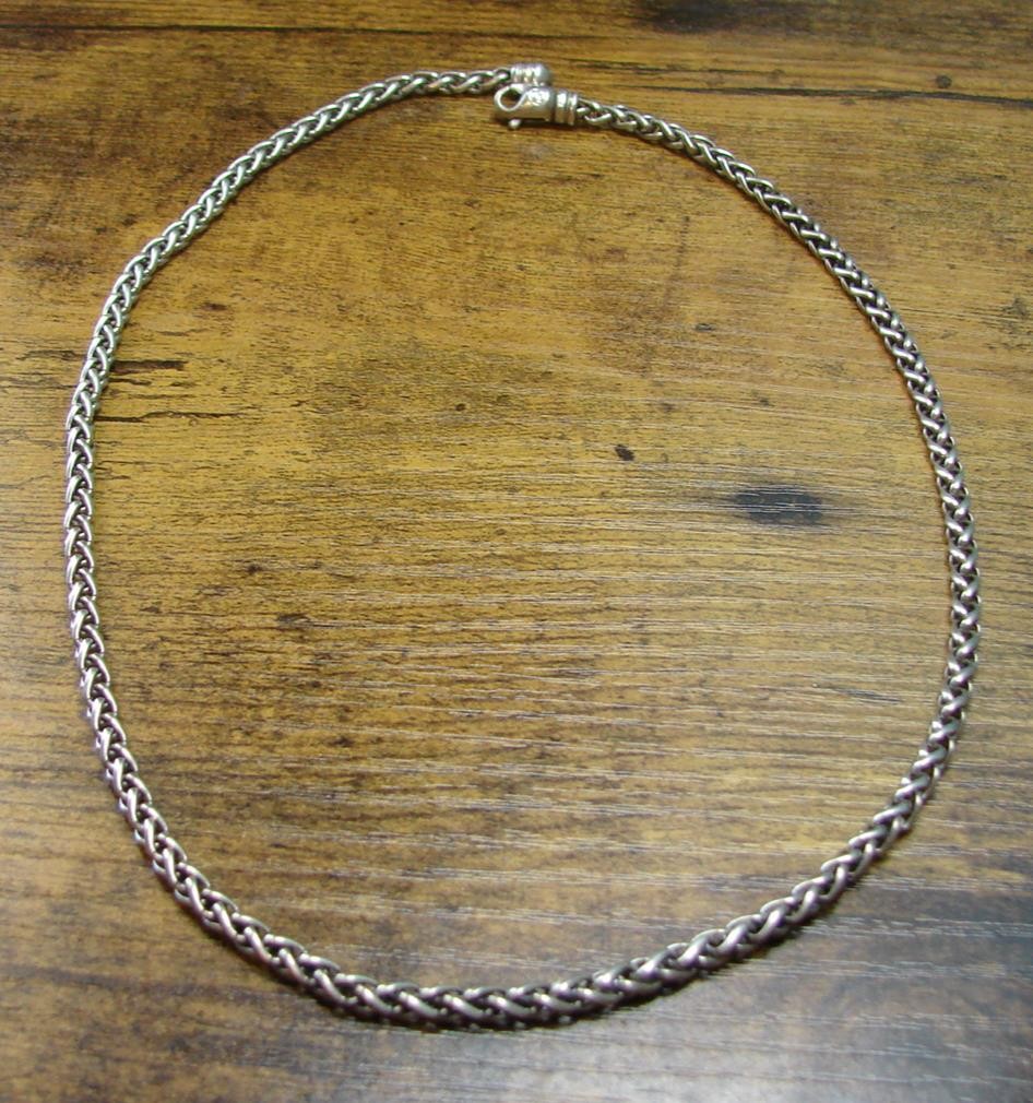 David Yurman Sterling Silver 20″ Wheat Chain Necklace 5mm