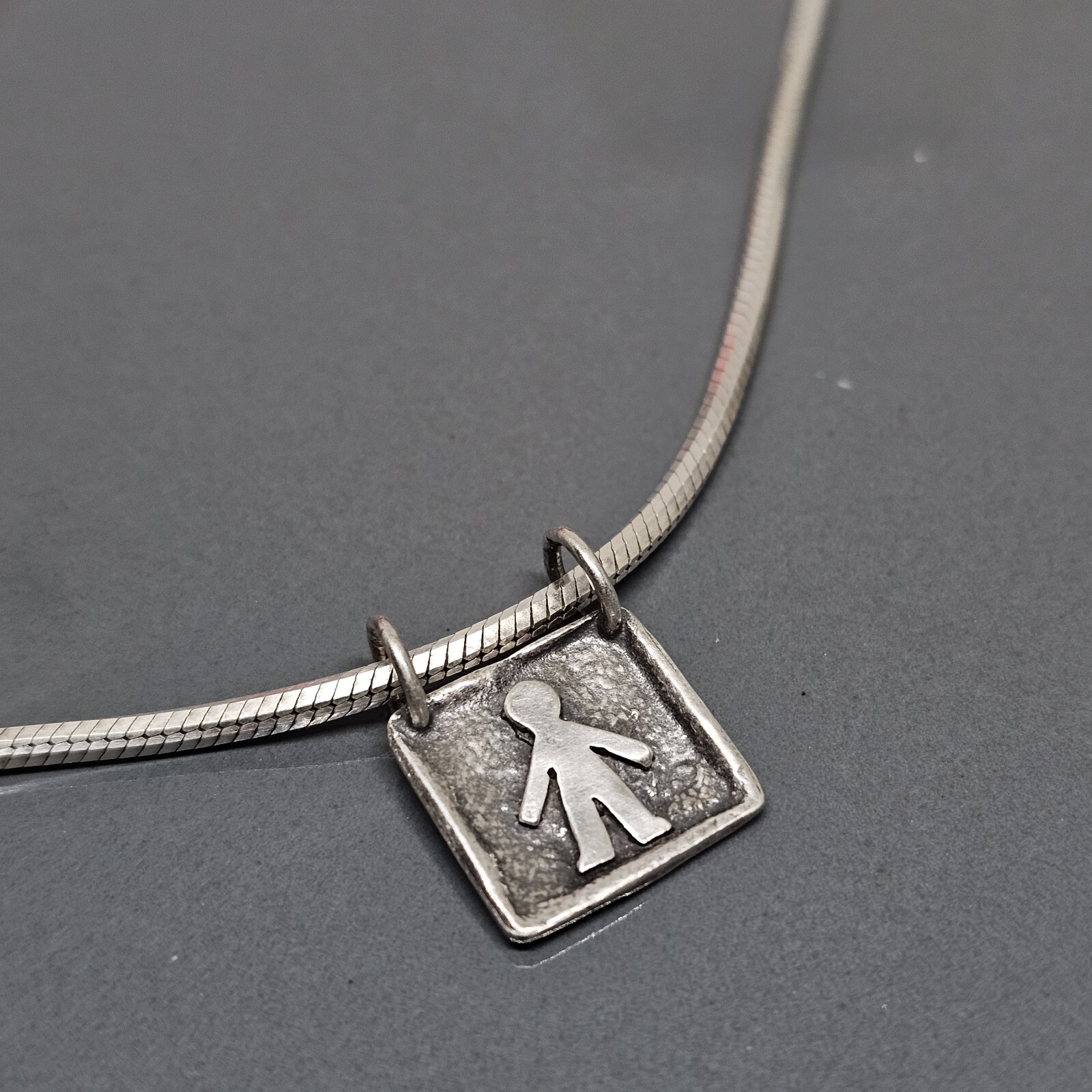 Silpada 925 Sterling Silver Choker Necklace Boy Child Charm